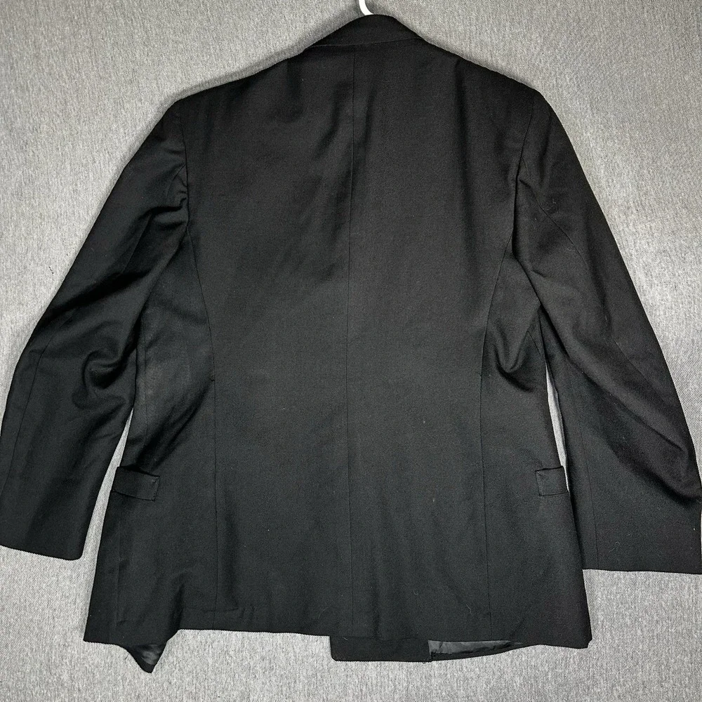 Vtg‎ 70s US Navy Bridge Coat 40R NWT Wool Midnight Blue Officer Peacoat Overcoat